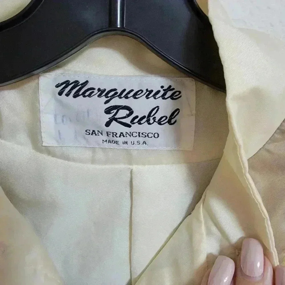 Vintage Marguerite Rubel Patchwork Button Front J… - image 2